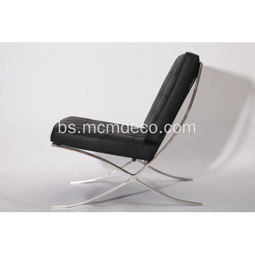 Replika Barcelona Leather Lounge Chair